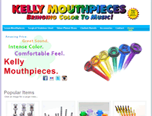 Tablet Screenshot of kellymouthpieces.com